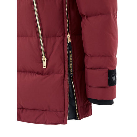 Moose Knuckles Bordeaux Nylon Coat