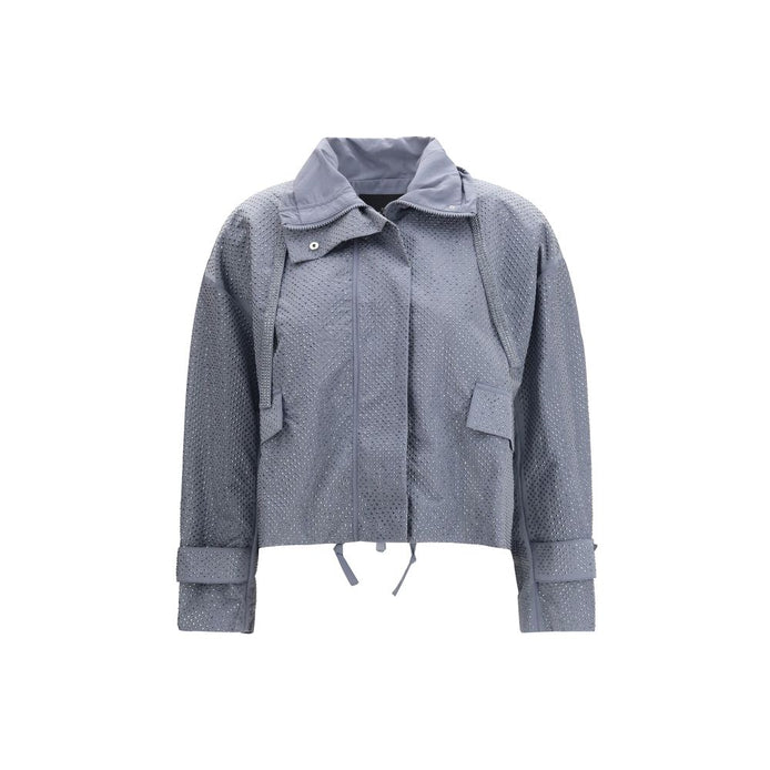 PINKO Blue Polyester Shell Jacket