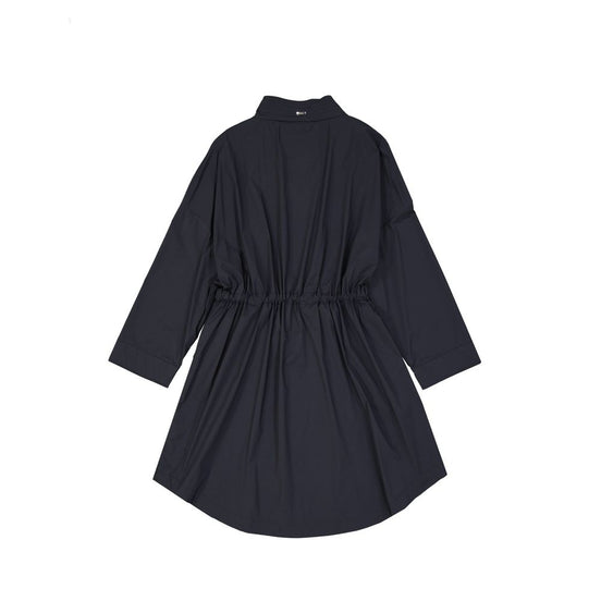 Herno Black Polyamide Coat