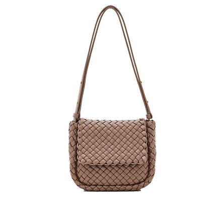 Bottega Veneta Small Cobble Brown Shoulder Bag
