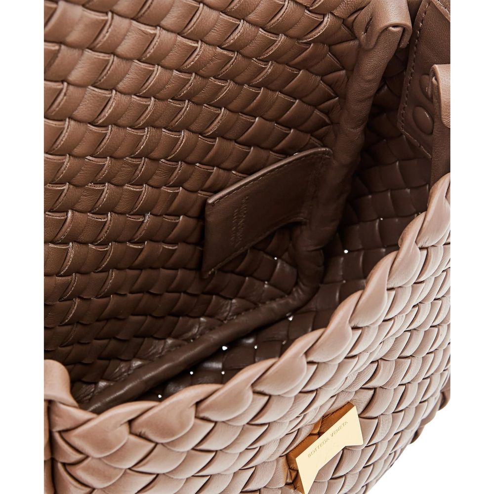 Bottega Veneta Small Cobble Brown Shoulder Bag