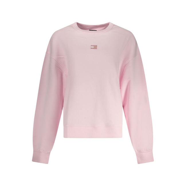 Tommy Hilfiger Pink Cotton Women Sweatshirt