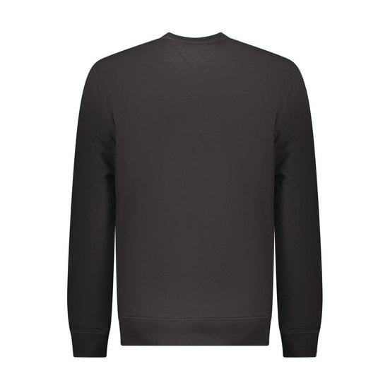 Tommy Hilfiger Black Cotton Men Sweatshirt