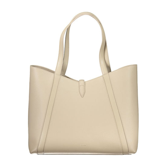 Furla Beige Leather Handbag