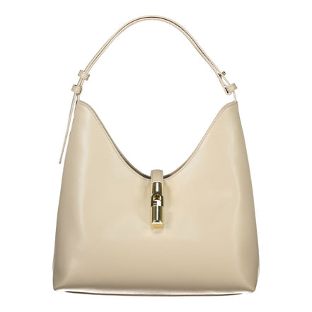 Furla Beige Leather Handbag