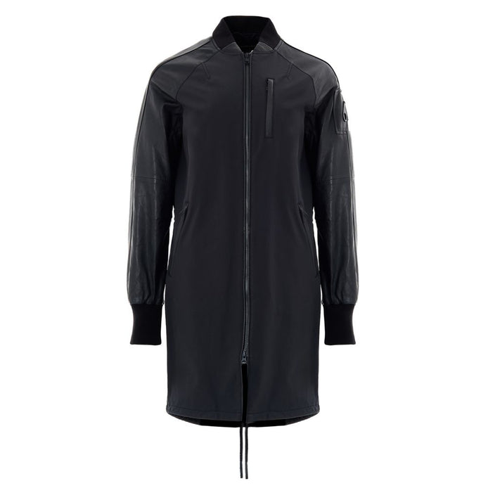 Moose Knuckles Black Cotton Parka