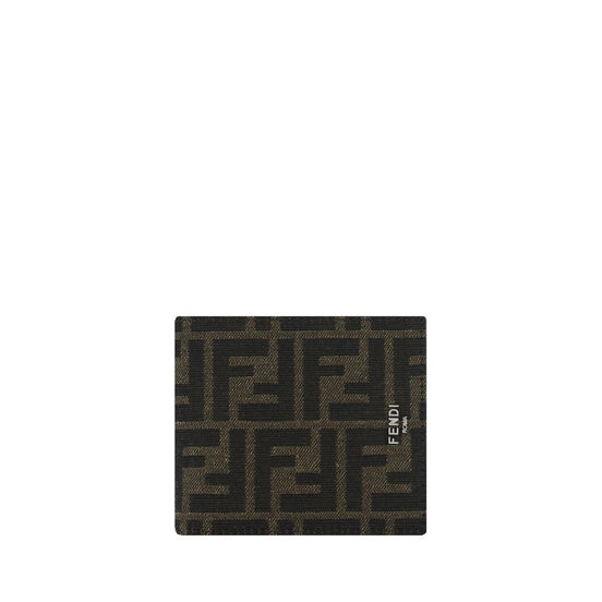 Fendi Brown Calf Leather Bos Taurus Wallet