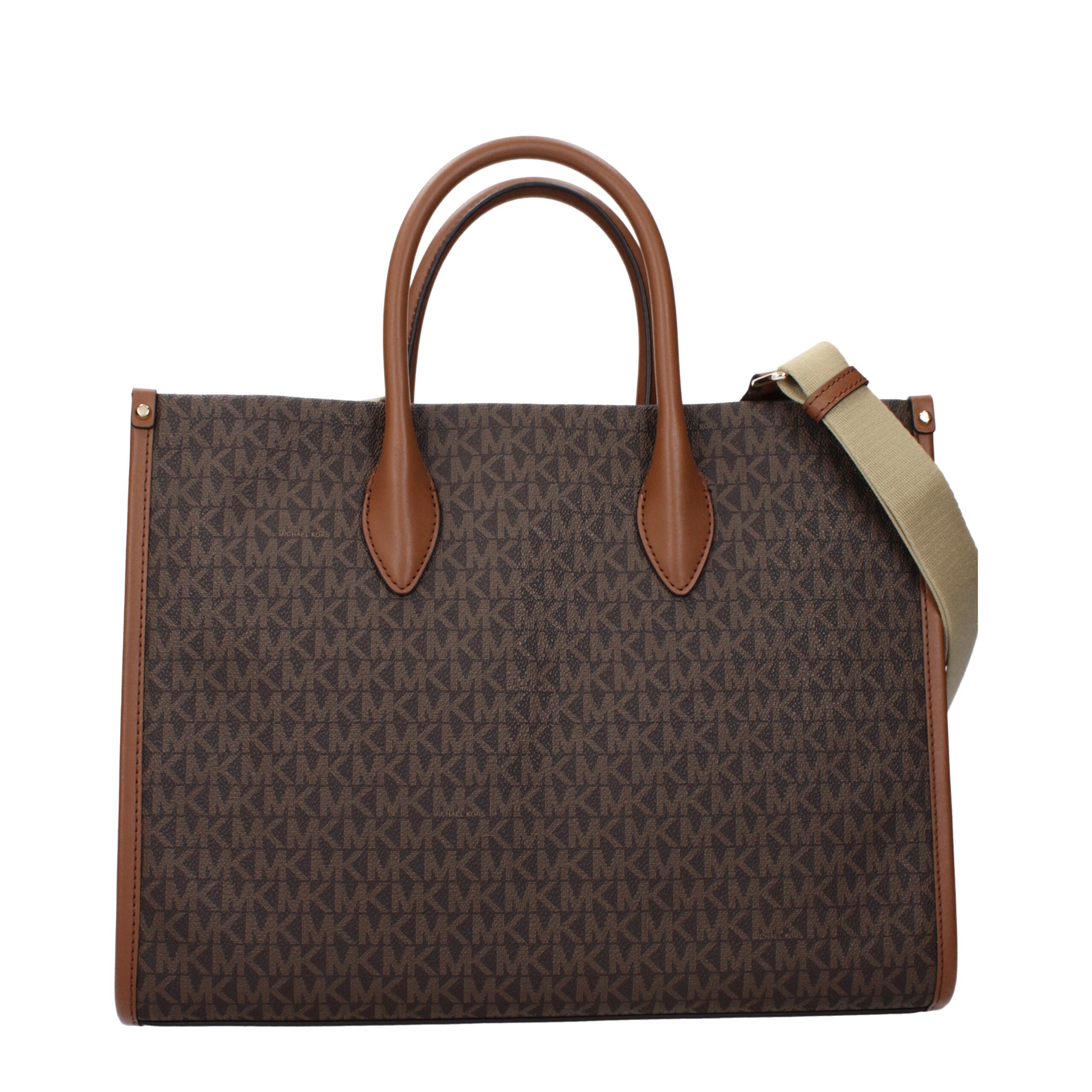 Michael Kors Brown Fabric Handbag