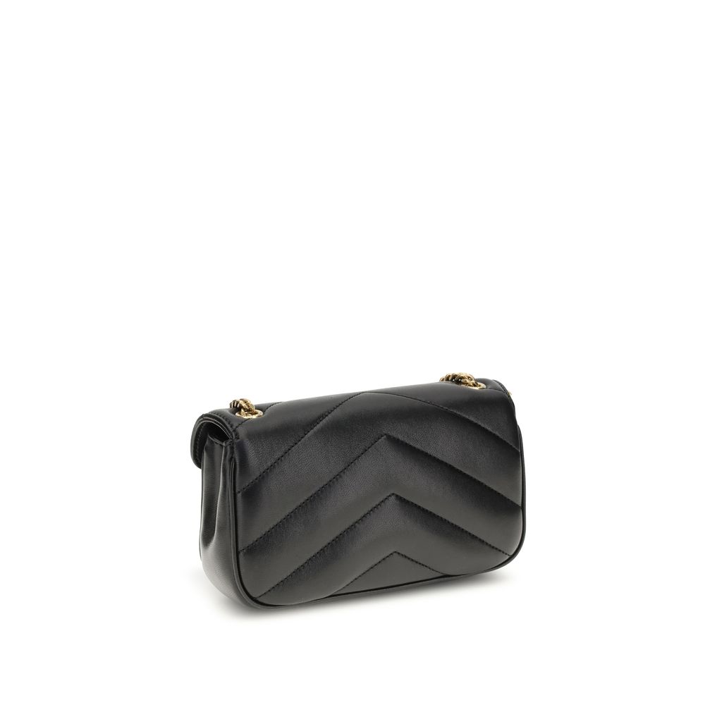 Saint Laurent LouLou mini Black Lamb Shoulder Bag