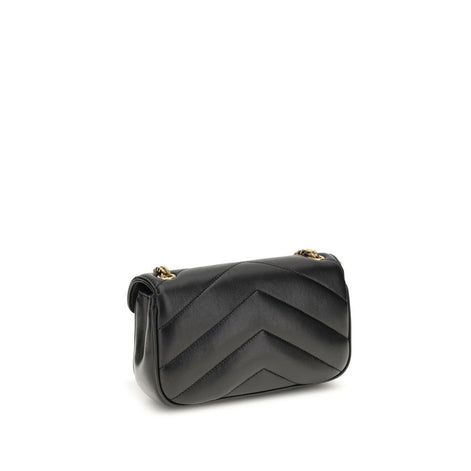 Saint Laurent LouLou mini Black Lamb Shoulder Bag