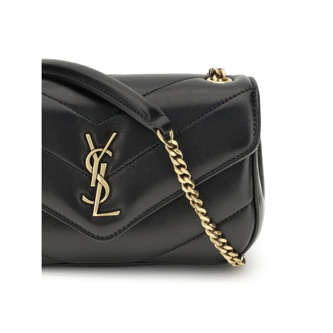 Saint Laurent LouLou mini Black Lamb Shoulder Bag