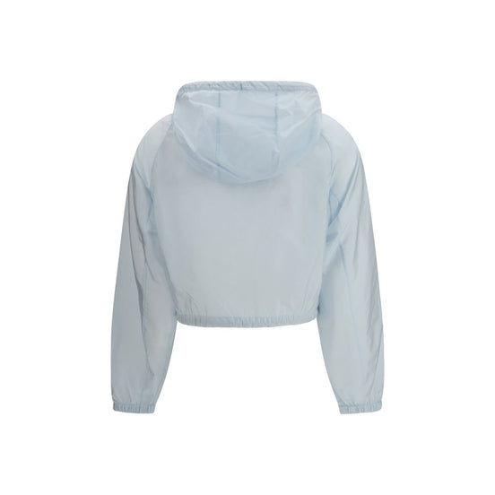 Prada Blue Recycled Polyamide Shell Jacket