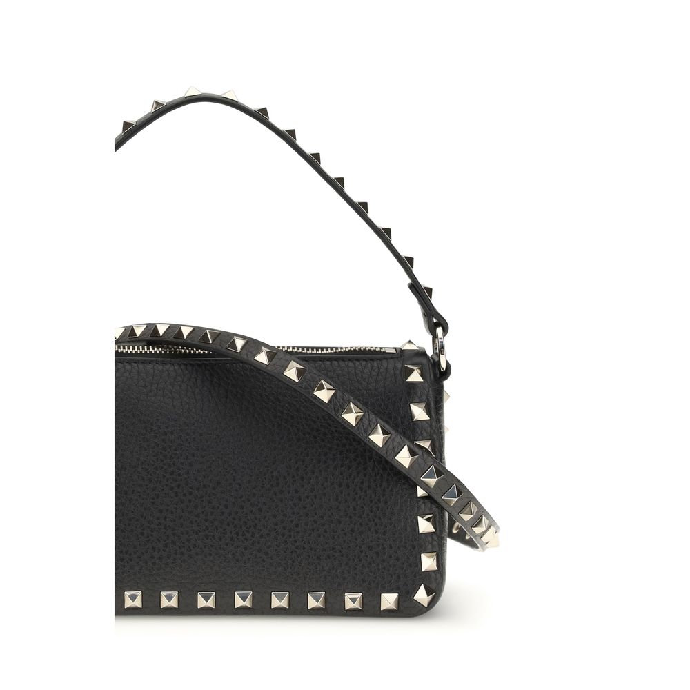 Valentino Garavani Rockstud small Black Leather Shoulder Bag