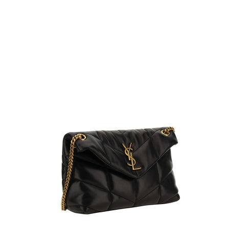 Saint Laurent Black Lamb Ovis Aries Aries Shoulder Bag