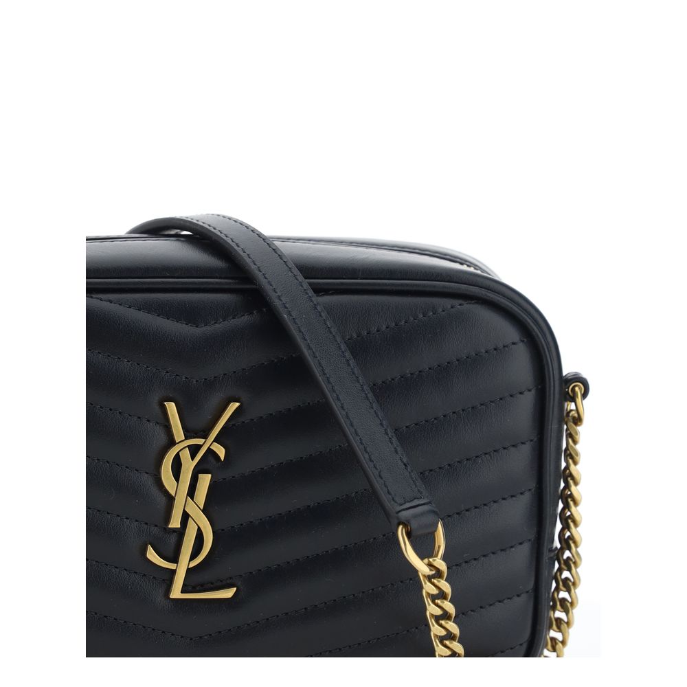 Saint Laurent LouLou Black Leather Shoulder Bag