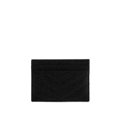 Saint Laurent Black Calf Leather Bos Taurus Wallet