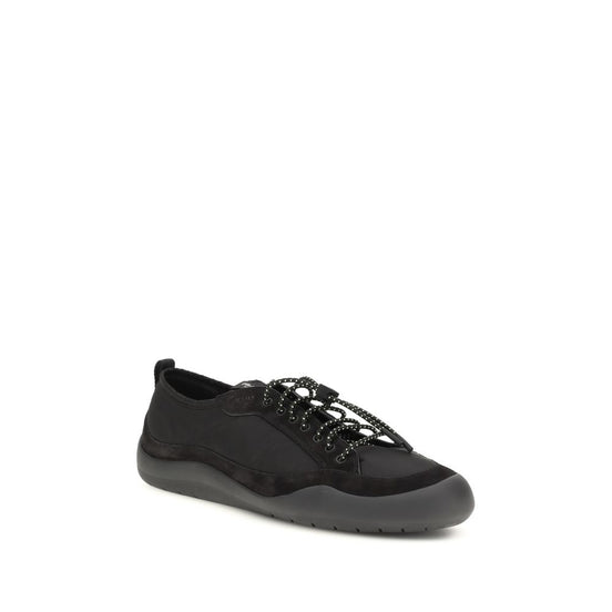 Prada Black Recycled Polyamide Athletic Sneakers