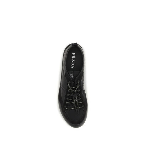 Prada Black Recycled Polyamide Athletic Sneakers
