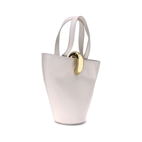 Jacquemus Beige Calf Leather Bos Taurus Shoulder Bag