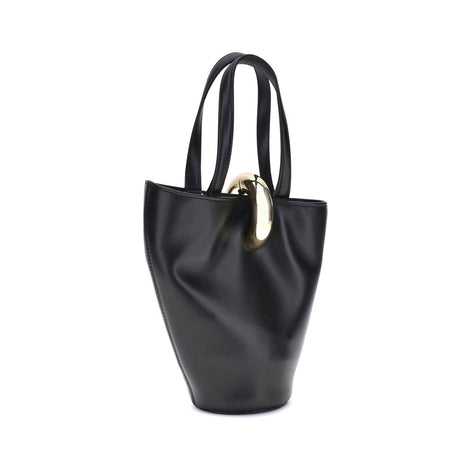 Jacquemus Black Calf Leather Bos Taurus Shoulder Bag