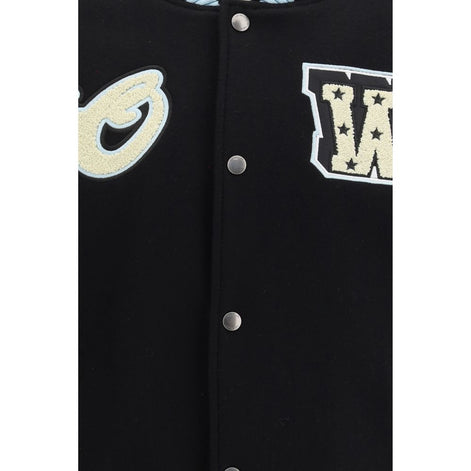 Off-White Black Wool Bomber