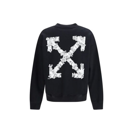 Off-White Black Cotton Sweatshirt