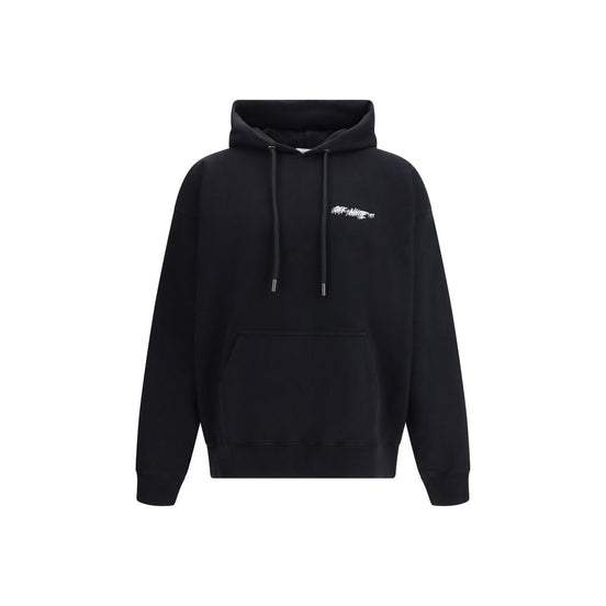 Off-White Black Cotton Sweatshirt