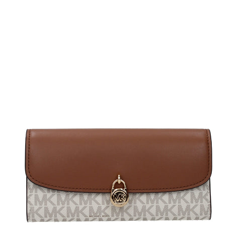 Michael Kors Beige Fabric Wallet