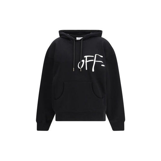 Off-White Black Cotton Sweatshirt