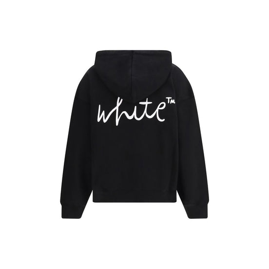 Off-White Black Cotton Sweatshirt