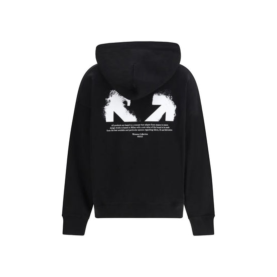 Off-White Black Cotton Sweatshirt