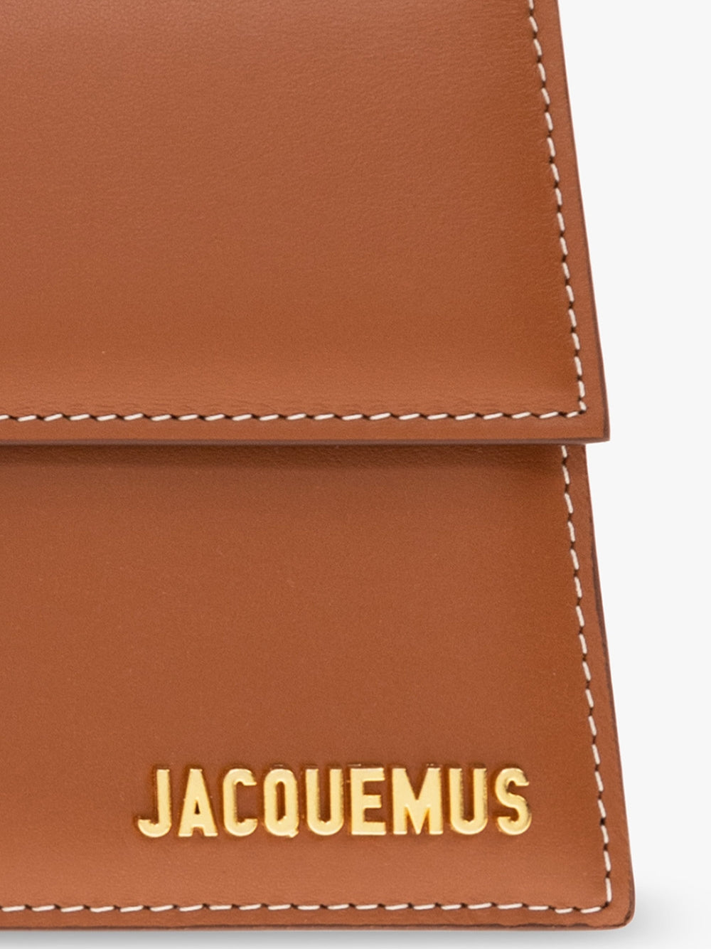 Jacquemus large Bambino Light Brown Leather Handbag