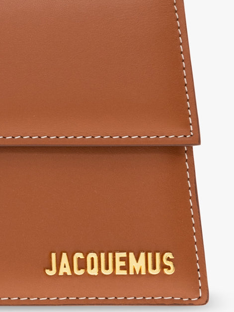 Jacquemus large Bambino Light Brown Leather Handbag