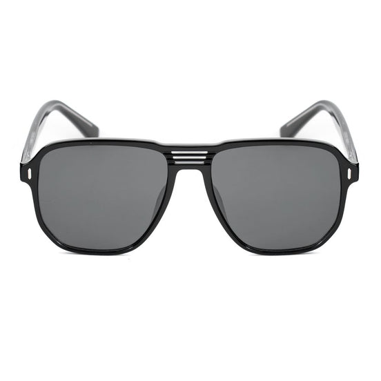 Bobroff Black Acetate Sunglasses