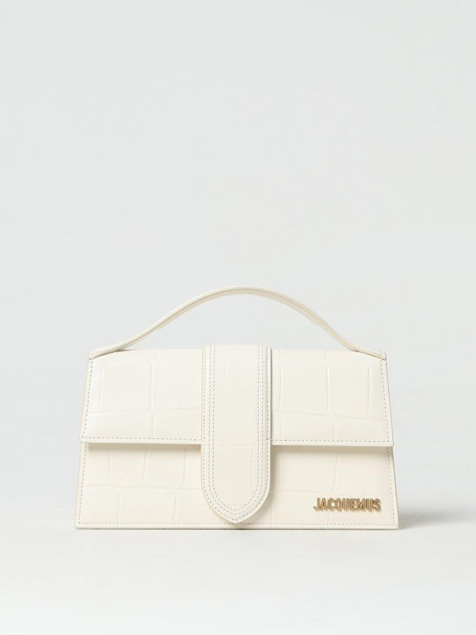 Jacquemus large Bambino Ivory Cocco Handbag
