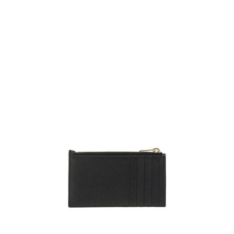 Saint Laurent Black Calf Leather Bos Taurus Wallet