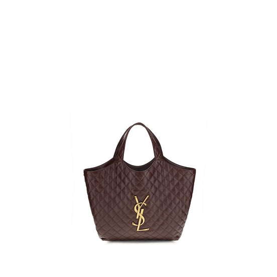 Saint Laurent Icare Bordeaux Lamb Shoulder Bag