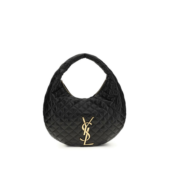 Saint Laurent Icare Black Lamb  Shoulder Bag