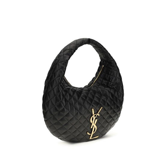 Saint Laurent Icare Black Lamb  Shoulder Bag