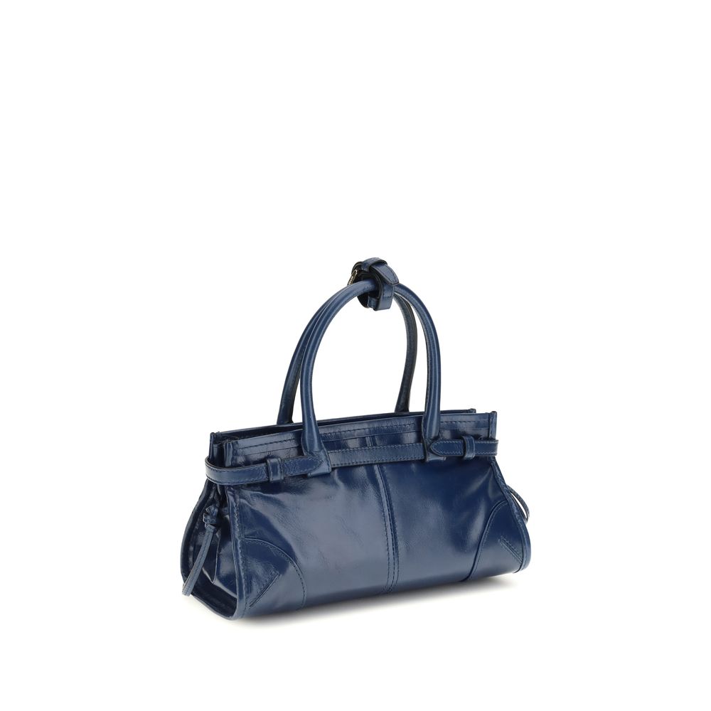 Prada Bonnie mini Blue Leather Handbag