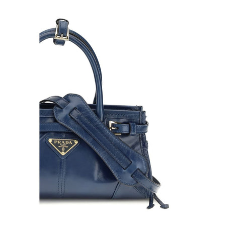 Prada Bonnie mini Blue Leather Handbag