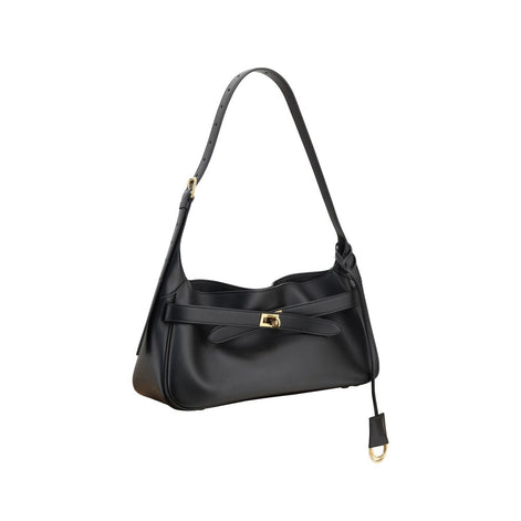 Balenciaga Black Calf Leather Bos Taurus Shoulder Bag
