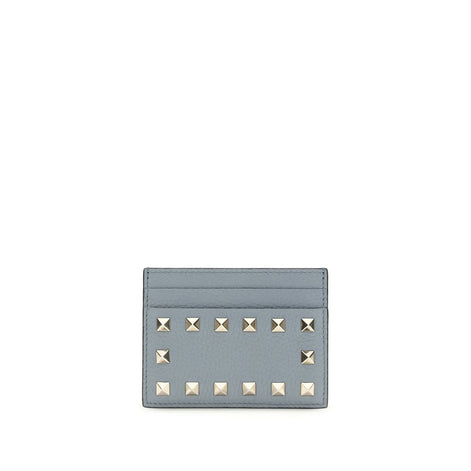 Valentino Garavani Blue Calf Leather Bos Taurus Wallet