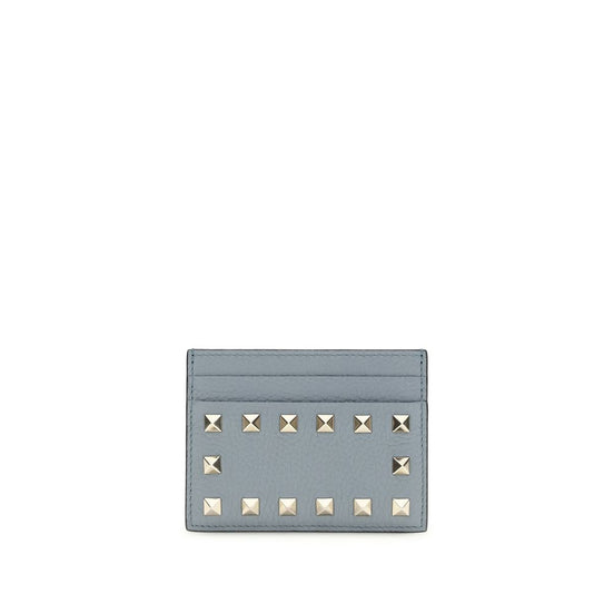 Valentino Garavani Blue Calf Leather Bos Taurus Wallet