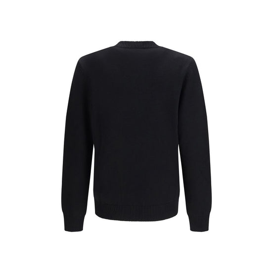 Fendi Black Fleece Wool Sweatshirt