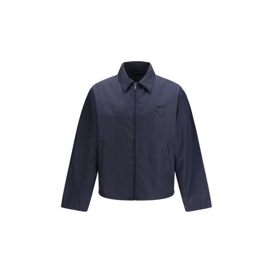 Prada Blue Nylon Shell Jacket