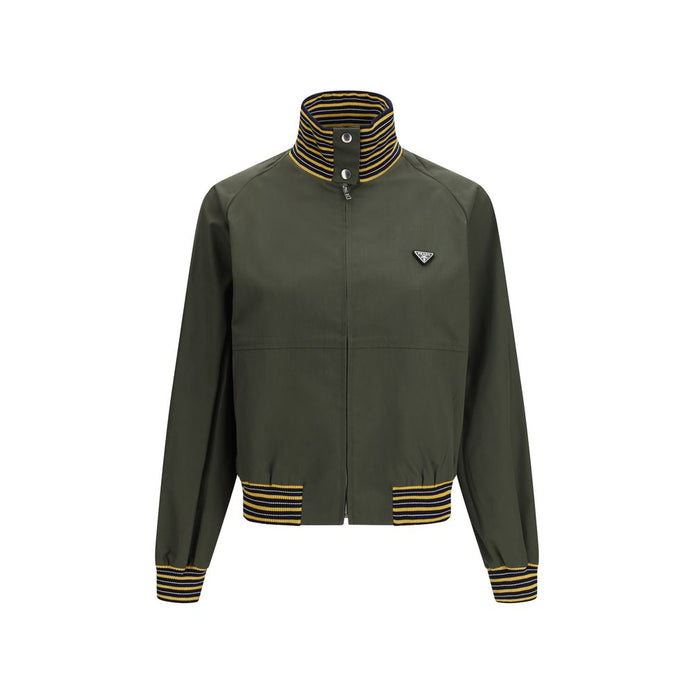 Prada Bicolor Polyester Bomber