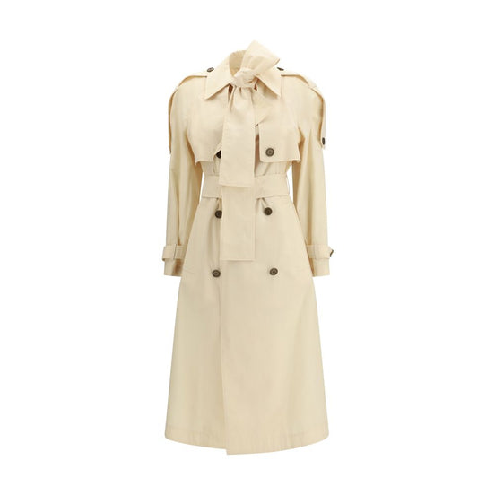 Burberry Beige Polyester Trench Coat