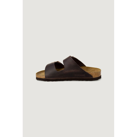 Birkenstock Brown Synthetic Flat Sandals