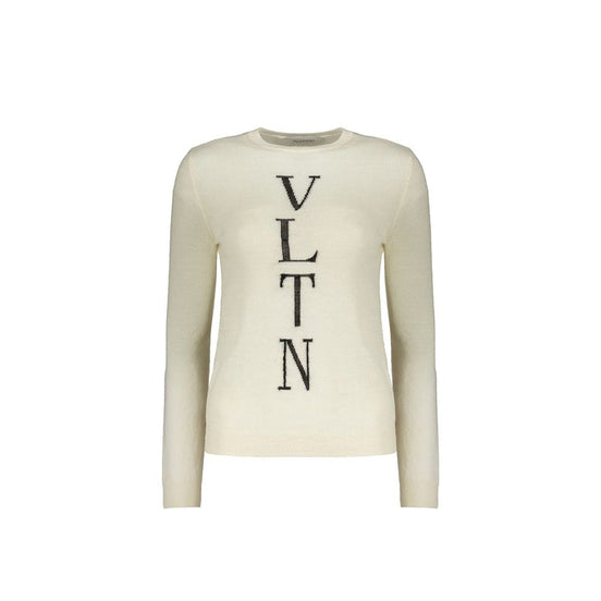 Valentino Beige Virgin Wool Sweatshirt